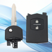 SZMAISHI Clé de voiture télécommandée pliante à 2 boutons FCCID 41521 avec puce 4D63 433MHz pour clé à transpondeur Maz-da M3 M6 Vehivle
