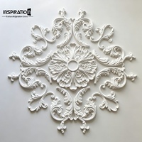 Rosace de plafond GRG style Empire, fourniture directe usine, rosette en plâtre de style provincial français pour salon