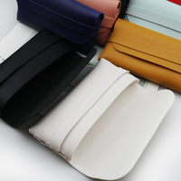 Étuis à lunettes portables en cuir PU souple pour lunettes de soleil en verre tendance