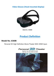 Gafas 3D Portátiles HD para Video 2D y 3D, Pantalla de Cabeza para Teléfono, DVD, Consola de Juegos, FPV, Dron - Product Image 5