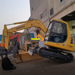 Excavatrice sur chenilles Komatsu PC60-7 d'occasion, 6 tonnes, modèle 2020, certifiée ISO CE, machine de construction pour inspection vidéo, Japon - Product Image 3