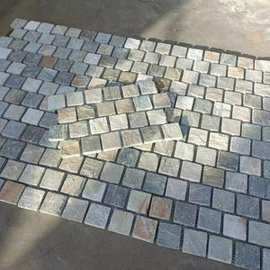 Trung Quốc ngoài trời tự nhiên chia bề mặt đá cuội pavers giảm thạch anh Cobble Cube cho đường lái xe & Patio Lát làm từ đá granit - Product Image 1