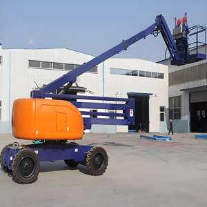 आउटडोर इलेक्ट्रिक हाइड्रोलिक लिफ्टिंग टेलीस्कोपिक 4 व्हील ट्रैक मोबाइल लोस क्रॉलर बूम लिफ्ट ट्रेलर किराए पर 34 मीटर पहुंच - Product Image 6