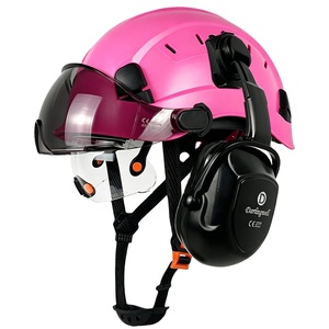 Casquette de travail réglable et légère en ABS, respirante, avec visière et protection des oreilles, système de suspension à 6 points - Product Image 2