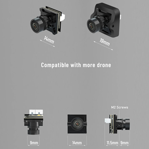 Ratel <span class=keywords><strong>2</strong></span> Baby Ratel <span class=keywords><strong>2</strong></span> 1/1,8 ''Starlight 1200TVL <span class=keywords><strong>2</strong></span>,1mm NTSC PAL 16:9 4:<span class=keywords><strong>3</strong></span> Umschaltbare Super WDR FPV-Mikro kamera FPV-Renn drohne - Product Image 6