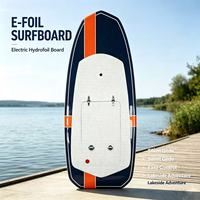 Planche de surf électrique hydrofoil Lakes à grande autonomie en fibre de carbone avec interrupteur magnétique et batterie 52V