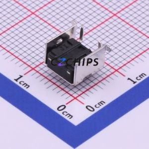 TS-1045-A3B3-D2 Tactile Switch SMD Switch Single Pole Single Throw Round Button 2.5N Horizontal Mount - Product Image 2