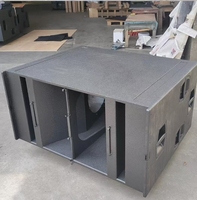 Système de haut-parleurs de basses B22 double 18 pouces Line Array étanche pour extérieur (enceinte vide)