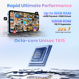 สมาร์ทโฟน Fossibot S5 4+128GB OTG หน้าจอ 6.88 นิ้ว HD+ 120Hz กล้องหลัง 13MP กล้องหน้า 8MP ช่องเสียบ 3.5 มม. และ Type C แบตเตอรี่ 6000mAh ระบบปฏิบัติการ Android 15 - Product Image 3