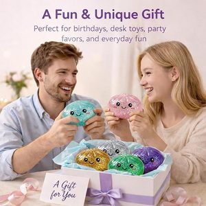 Boîte Mystère de Squishies Pâques Scintillants en Forme de Dumpling – Jouets Sensoriels <span class=keywords><strong>Anti</strong></span>-Stress pour Adultes - Product Image 5