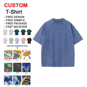 Nuova T-shirt da uomo in cotone 100% a maniche corte, spessa, lavorata a maglia, oversize, con spalle scese, girocollo, lavabile, tinta unita, 240g - Product Image 1