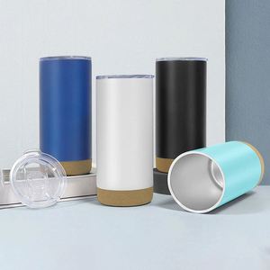 Taza de Viaje de Acero Inoxidable de Doble Capa con Aislamiento al Vacío de 16 oz: Base de Corcho Antideslizante, Tapa a Presión de un Clic a Prueba de Fugas - Product Image 2