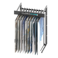 Présentoir de Tapis Haut de Gamme Personnalisable en Métal avec Étagère en Tissu pour Tapis de Sol, Idéal pour Showroom - Boya Boya-SI075