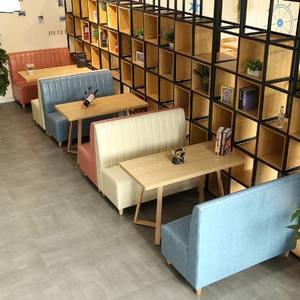 ร้านชานมแบบกำหนดเองยอดนิ<span class=keywords><strong>ย</strong></span>มออกแบบตู้เคาน์เตอร์ภา<span class=keywords><strong>ย</strong></span>ใน - Product Image 4