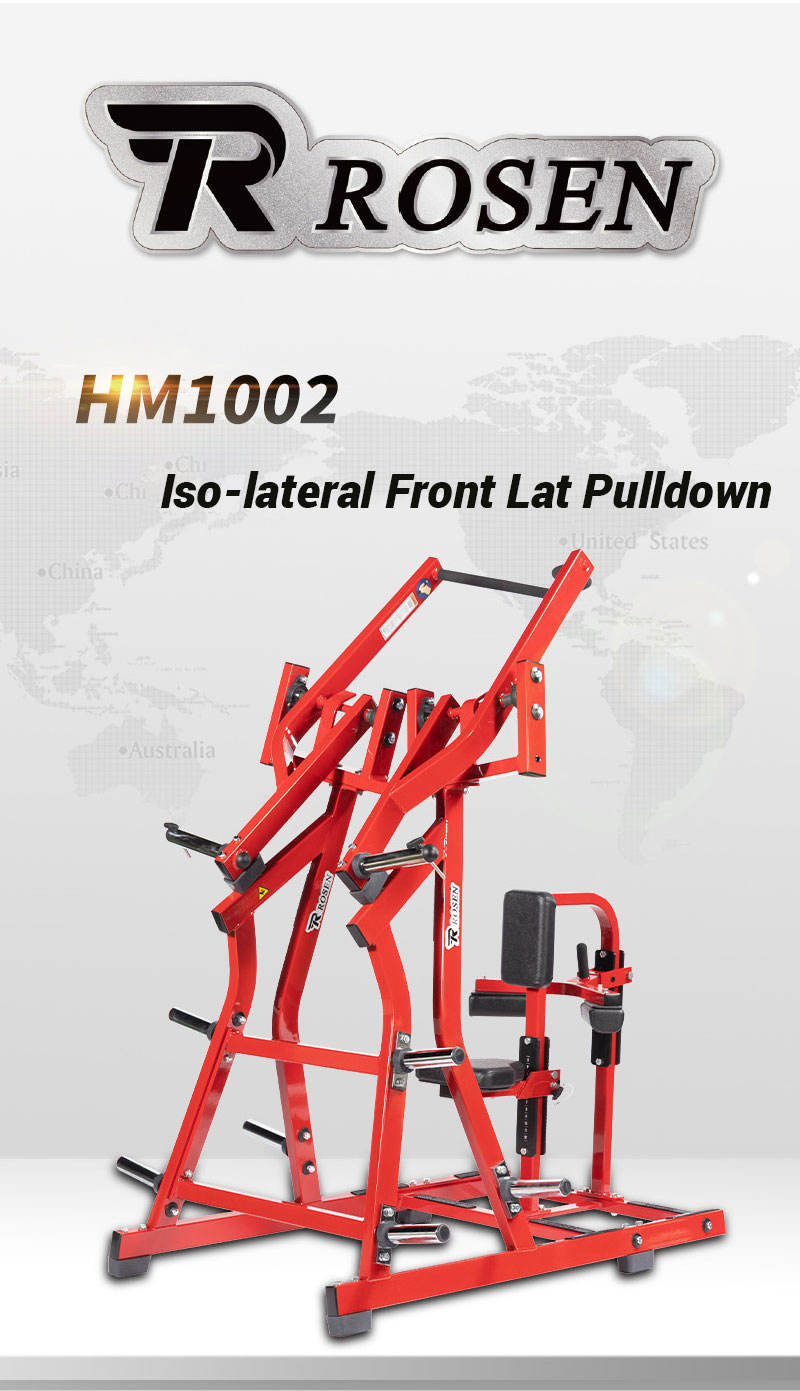 Iso-Lateral Front Lat Pulldown Machine for Gym Use OEM Available