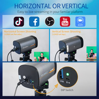 Cámara PTZ para Conferencias HV10X con Zoom Óptico 10X, 1080P, Control de Exposición y Balance de Blancos Automático / USB para Reuniones Corporativas