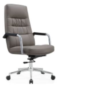 Chaise de bureau en cuir moderne et confortable avec accoudoirs et dossier 37731-1901A - Product Image 4