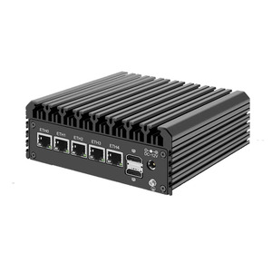 Fanless Industrial Mini PC Firewall <b>Router</b> X86 Hardware for Mikrotik Intel N150 DDR5 NVMe SSD 6x2.5G Ethernet - Product Image 5