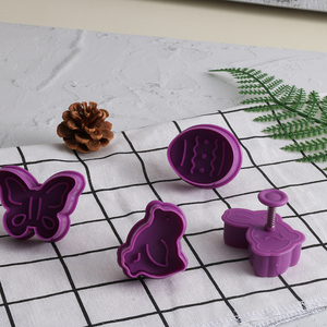 4pcs Plastic 3D <strong>Easter</strong> Plunger <strong>Cookie</strong> Stamp <strong>Cutter</strong> - Product Image 5