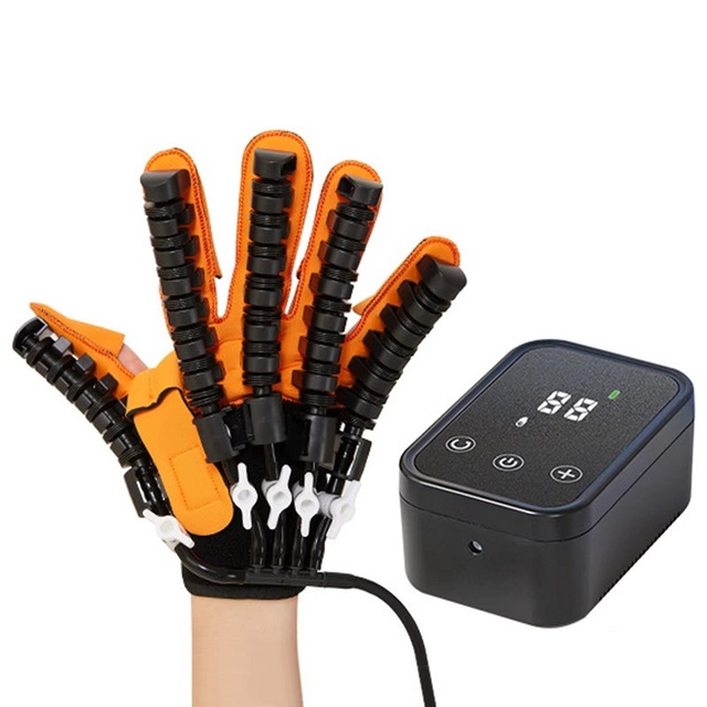 Intelligent Robotic Trainer Hand Function Massage Glove Finger Rehabilitation   Recovery Robot Gloves for Therapy
