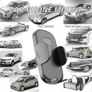 ที่วาง<span class=keywords><strong>โทรศัพท์</strong></span>ในรถยนต์แบบมีโลโก้สั่งทำได้ ที่ยึด<span class=keywords><strong>โทรศัพท์</strong></span>มือถือแบบยืดหดได้ ใช้ได้กับช่องแอร์ สำหรับ iPhone, Samsung และ Huawei - Product Image 2