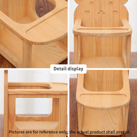 Chaise en bois faite à la main pour hamster, plateau, accessoires de cage pour petits animaux, décoration d'habitat, maison, accessoires photo, jouets pour animaux de compagnie, hamster, souris