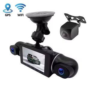 Đầy đủ HD 1080P 4 máy ảnh kênh Car DVR Hệ thống an ninh từ xa ứng dụng điện thoại bãi đậu xe Màn hình <span class=keywords><strong>Wifi</strong></span> GPS 4 ống kính Dash Cam cho xe - Product Image 4