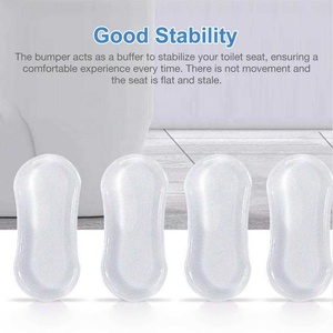 Almohadillas Adhesivas para Tanque de Inodoro, Amortiguadores Universales de Silicona para <span class=keywords><strong>Tapa</strong></span> de Inodoro, Amortiguadores Universales para Asientos de Inodoro, para Uso Doméstico - Product Image 5