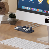 Attaches-câbles magnétiques en silicone multi-usages, organiseur de câbles, clips de rangement pour câbles de charge, pour la maison, le bureau, le téléphone, les câbles et les fils