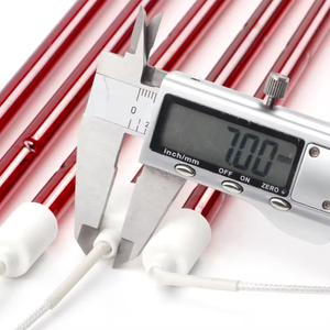 Tube chauffant halogène électrique <span class=keywords><strong>Ruby</strong></span> SLIM, 220v, 1500w, 700mm de longueur totale, élément chauffant IR pour la fusion du <span class=keywords><strong>chocolat</strong></span> - Product Image 6