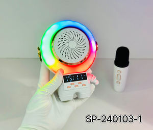 Nouveau haut-parleur Bluetooth portable <span class=keywords><strong>mini</strong></span> SP-240103-1 RGB Astronaut avec microphone, karaoké, basses <span class=keywords><strong>HIFI</strong></span> et horloge - Product Image 6