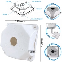 Base de Montaje Universal para Techo, Caja de Conexiones para Cámara Domo CCTV, Gestión de Cables, Plástico ABS Impermeable