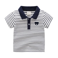 Nouveau T-shirt Polo Décontracté pour Garçons, 100% Coton Doux, Haut d'Été pour Enfants, Motif Dessin Animé, 2-6 Ans, Polo Bébé Enfant