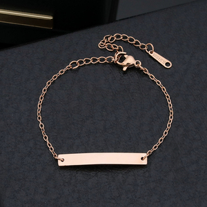 Pulseras Grabadas Personalizadas de Acero de Titanio para Mujeres y Niños, Brazalete con Texto Personalizado - Product Image 3