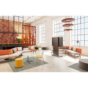 モダンなモジュラーレザーセット家具1席チェアオフィスレセプションソファ公共エリア用 - Product Image 3