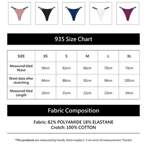 Slip <span class=keywords><strong>perizoma</strong></span> da donna <span class=keywords><strong>sexy</strong></span> a vita bassa, in maglia traspirante, <span class=keywords><strong>con</strong></span> logo in vita, ideali per tutti i giorni - Vendita all'ingrosso - Product Image 5
