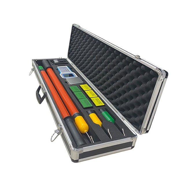 Huazheng Electric HZ-8700 6kV-220kV Acousto-optic Wireless High Voltage Overhead Transmission Line Tester Phase Detector