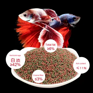 Betta Thức Ăn Đặc Biệt Các Hạt Nhỏ Nổi Cá Thực Phẩm Màu Sắc Tăng Cường Màu Đỏ Giun Viên Chính Bột Cá Cho Cá Nhiệt đới - Product Image 3