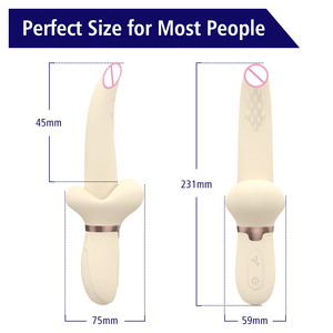 7周波数デュアルモーター防水刺激繊細な舌タッチバイブレーター - Product Image 6