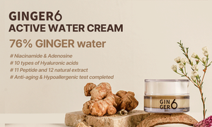 GINGER6 Coffret cadeau végétalien Hydratant Nourrissant Tonique Snow Serum Water Cream PEPTI Cream Crème pour les mains Mousse Cleanser-6SKU - Product Image 5