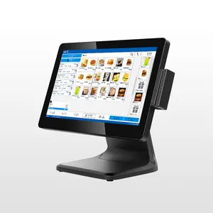 15/15.6inch removable msata/m.2 ssd all in one touch screen pos system cash machines