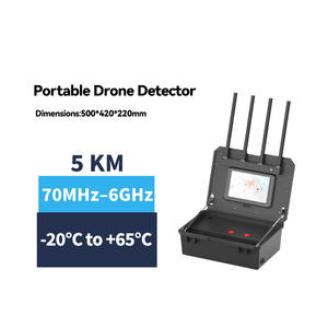 Detector de Drones de Espectro Completo |   Sistema de Alarma con Rastreo de Ubicación para Drones y Pilotos, Protección de Aeropuertos, Prisiones y Eventos - Product Image 3