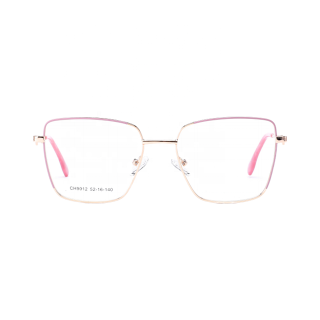 Fashion Luxury Spectacles Eyewear Manufacturer Wholesale Custom Metal Optical Glasses Frames Round Retro Eye Glasses for Women