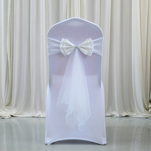 Bandes <span class=keywords><strong>de</strong></span> nœud <span class=keywords><strong>de</strong></span> <span class=keywords><strong>chaise</strong></span> en spandex extensible rose avec ruban en organza papillon pour décorations <span class=keywords><strong>de</strong></span> <span class=keywords><strong>mariage</strong></span> ceintures <span class=keywords><strong>de</strong></span> <span class=keywords><strong>chaise</strong></span> en gros arc - Product Image 4