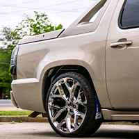 Jantes de style flocon de neige chromées 6x139.7 20 22 24 26 pouces Roues forgées pour Chevy Silverado Suburban Tahoe Z71 Gmc Sieer