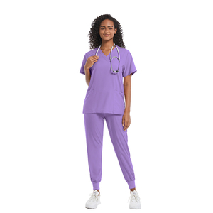 Los más vendidos uniformes médicos de enfermería Jogger Scrub Set Mujeres Hombres Hospital quirúrgico Venta al por mayor Personalizar asegurado para la compra de marzo - Product Image 4