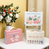 Boîte cadeau magnétique pliable en papier d'emballage pour biscuits, friandises, bonbons, jouets pour nouveau-nés