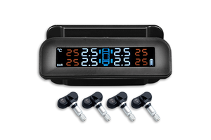 Cảm Biến Áp Suất Lốp Xe Hơi TPMS, Hệ Thống Theo Dõi An Ninh Tự Động Cảnh Báo Nhiệt Độ Áp Suất Lốp Xe Năng Lượng Mặt Trời - Product Image 5