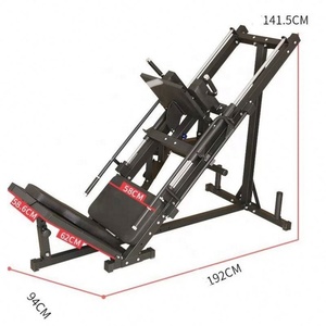 Équipement de musculation professionnel à charge guidée pour exercices des jambes, machine à hack squat et à leg press / Hack squat leg press d'<span class=keywords><strong>occasion</strong></span> - Product Image 6