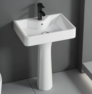 Lavabo sur pied pratique pour appartement, hôtel, toilettes publiques – Vente en gros - Product Image 4